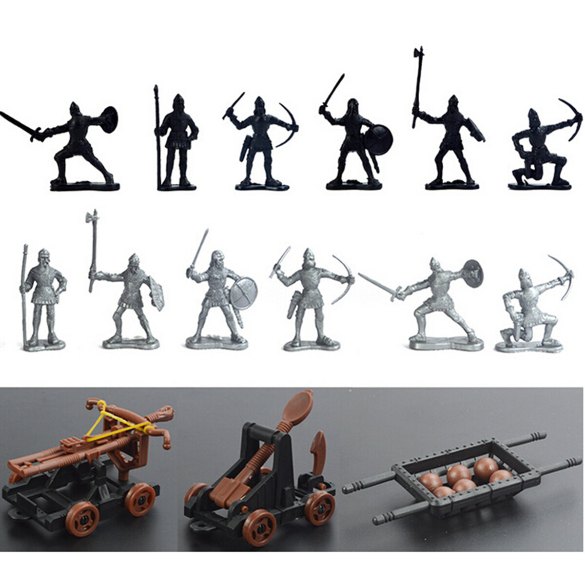 14 stks Knights Medieval Toy Soldiers Action Figure Rollenspel Speelset
