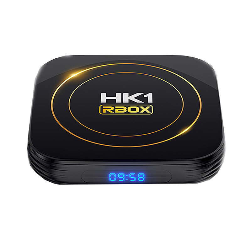 

HK1 RBOX H8S 4+32G Smart TV Box Android 12.0 2.4G/5G Dual Band WiFi bluetooth-compatible 4.0 Support 8K HDR10+ Media Pla