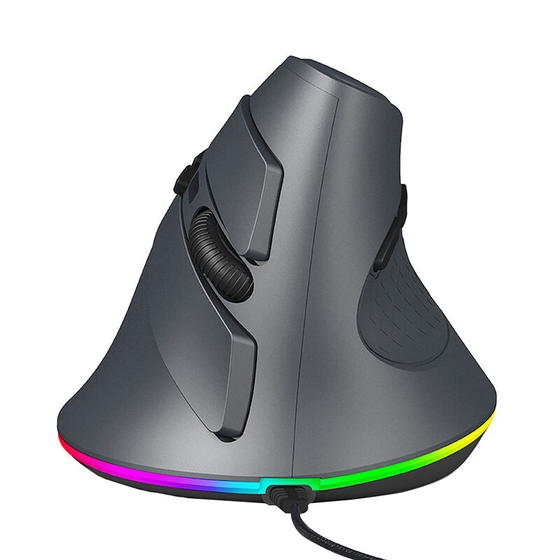 

HXSJ T25 Wired Gaming Mouse RGB 800/1600/2400DPI 6-key Ergonomics Gamer Mice for Desktop Computer Laptop PC