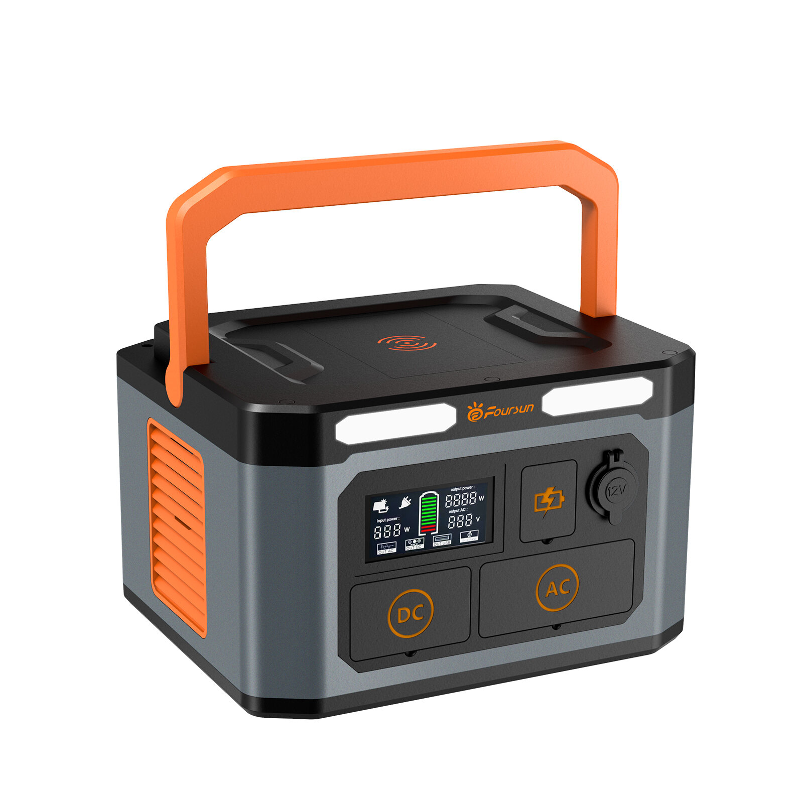 [EU Direct] 2000W 1909Wh Portable Power Station with 2 AC Outlets Wireless Charge 65W PD Solar Generator for Emergency Outdoor Camping Travel