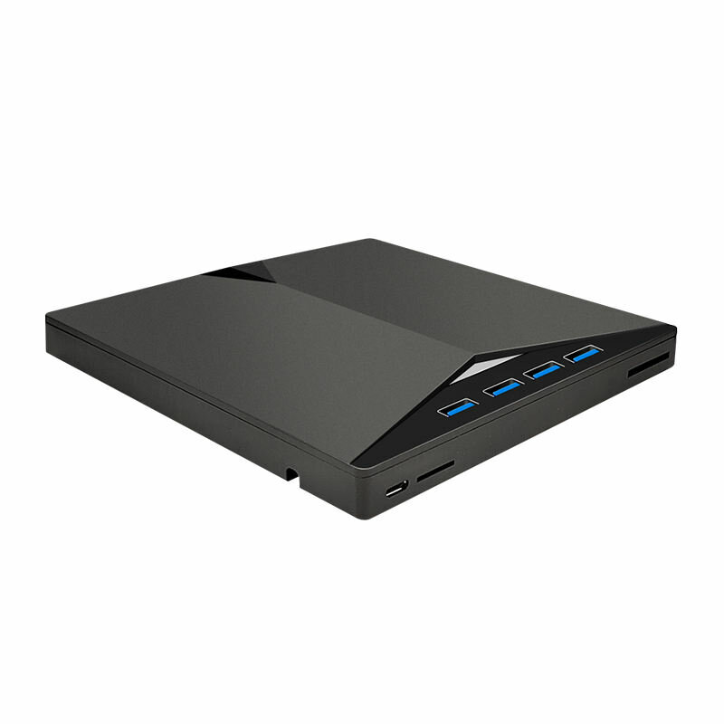 

External DVD Burner USB3.0 Type C Multi-function Recorder 7-in-1 CD player Driver TF/SD Interface for PC Notebook