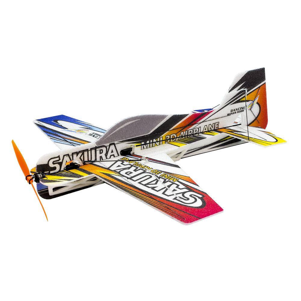 Dancing Wings Hobby SAKURA E210 420mm Wingspan EPP Mini 3D Aerobatic Indoor Aircraft RC Airplane KIT/PNP