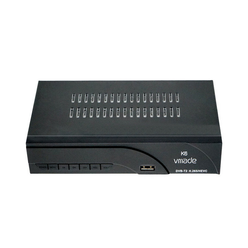 

VMADE K6 DVB-T2 Digital TV Set Top Box HEVC H.265 Decoder USB WIFI DVB-T TV Signal Receiver Tuner 1080P HD Support IPTV