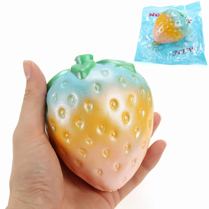 

NO NO Squishy Rainbow Colorful Strawberry Jumbo Slow Rising With Packaging Collection Подарочная игрушка