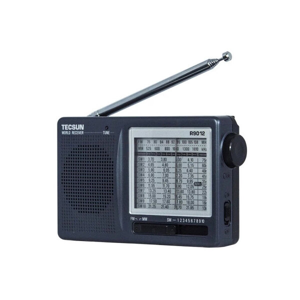 

TECSUN R-9012 Multiband 12 Стандарты FM / AM / SW Портативный Y4122H Высокая чувствительность Радио Приемник