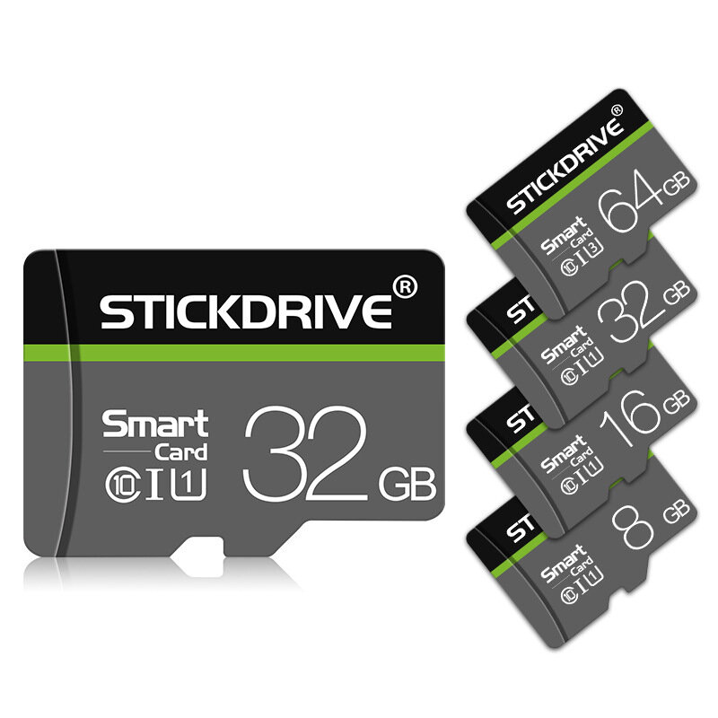 StickDrive 8GB 16GB 32GB 64GB 128GB Class 10 High Speed TF Memory Card With Card Adapter For Mobile Phone for iPhone for