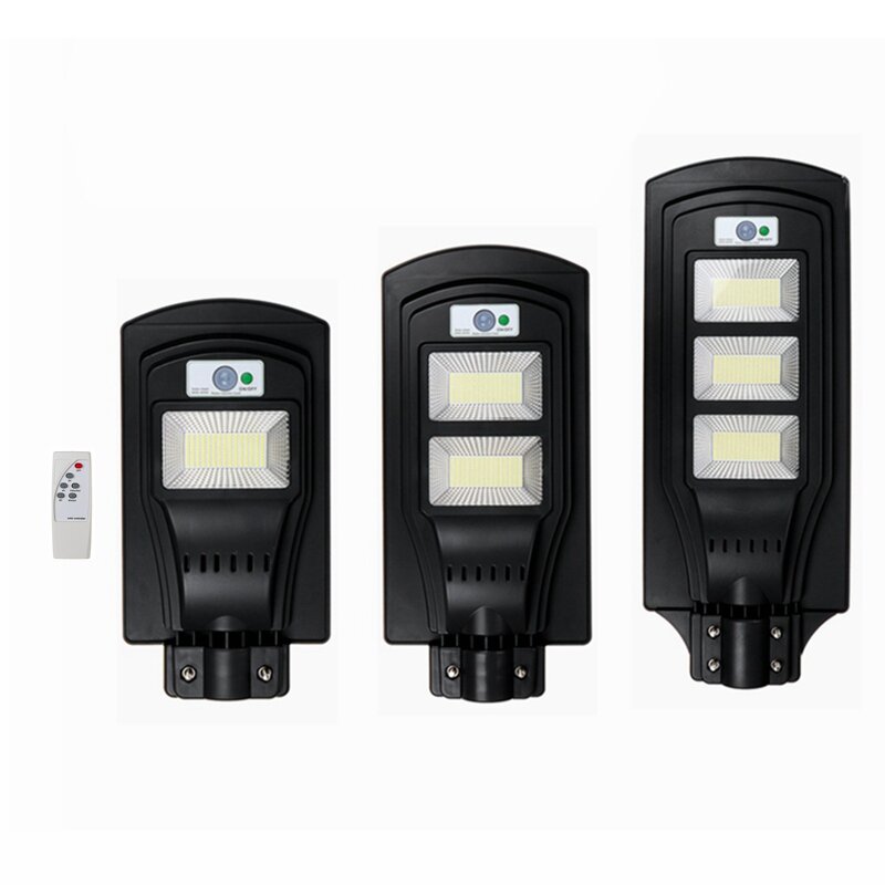 250 / 480W Solar Street Light PIR Sensor + Light Control Lamp Wall, Button Control + Light Control + Timming Control + C