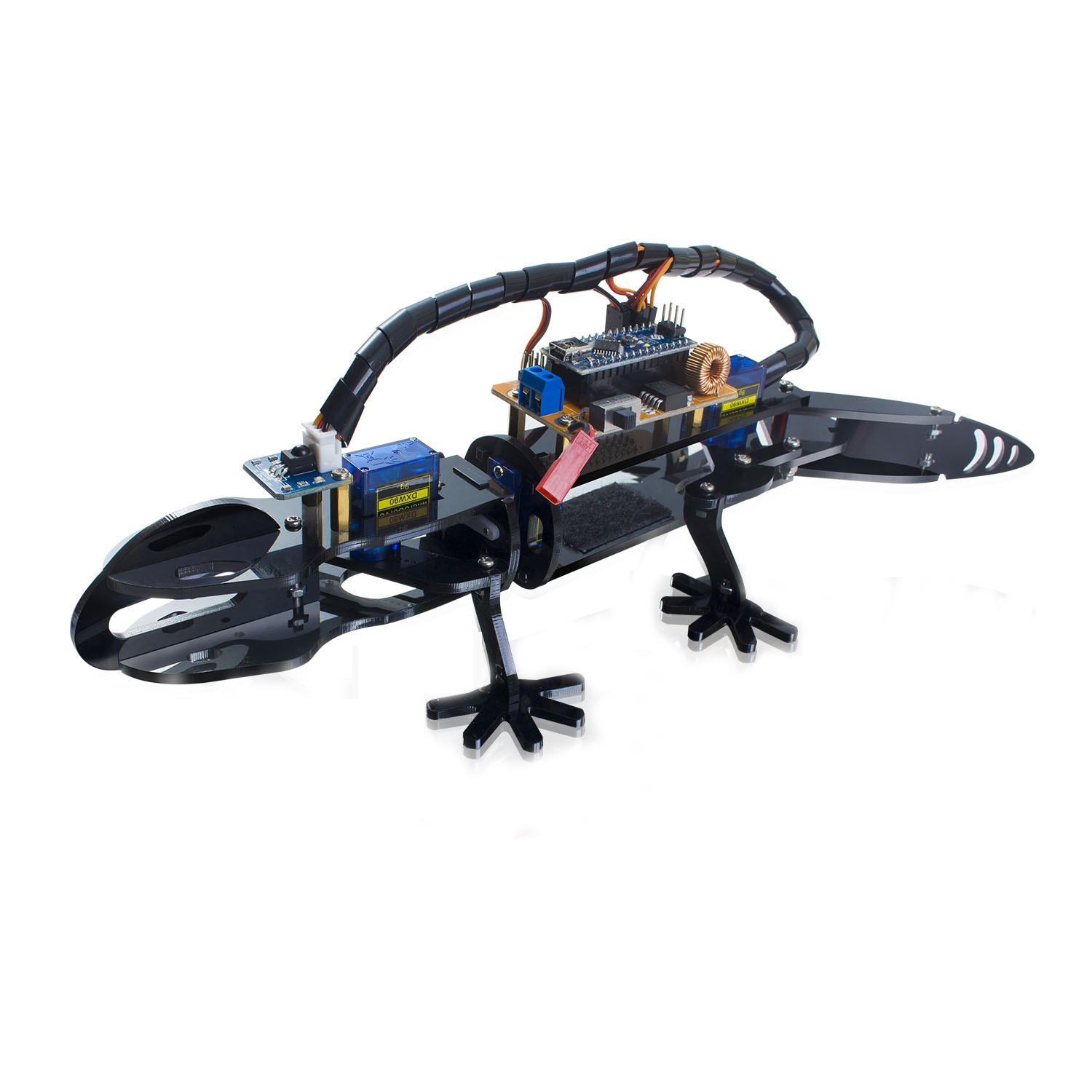 

SunFounder Bionic Lizard Robot Visual Programming Образовательный робот DIY Набор для детей Дистанционное Управление
