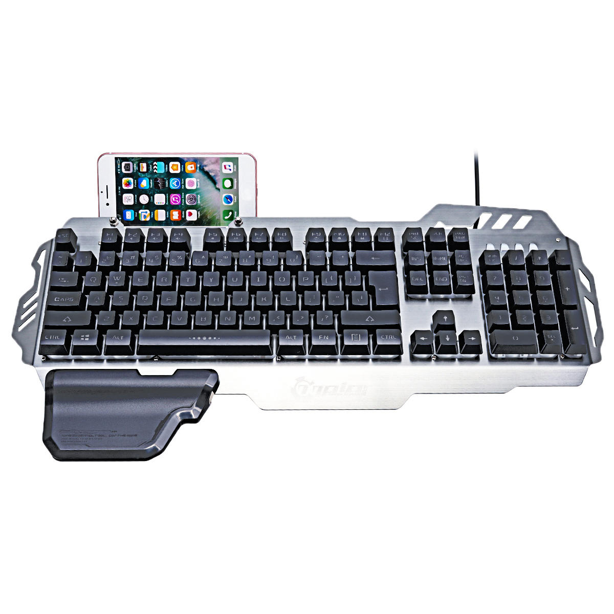 PK-900 104 toetsen USB-toetsenbord met achtergrondverlichting, mechanisch handgemaakt toetsenbord me