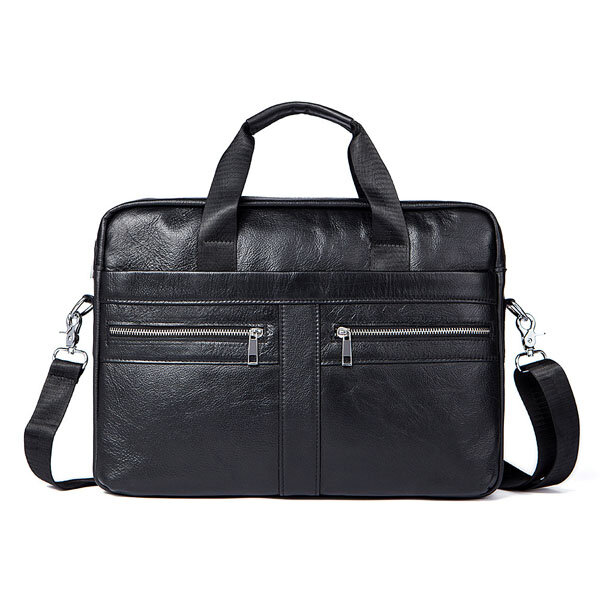 Wax oil cow leather vintage handbag business briefcase crossbody ...
