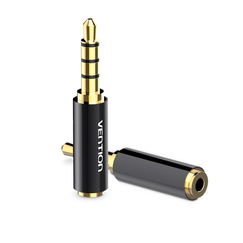 

Vention BFBB0 3.5mm Male to 2.5mm Female Audio Adapter Aux Jack Mic Stereo Earphone Headphone Adapter Connector For Car