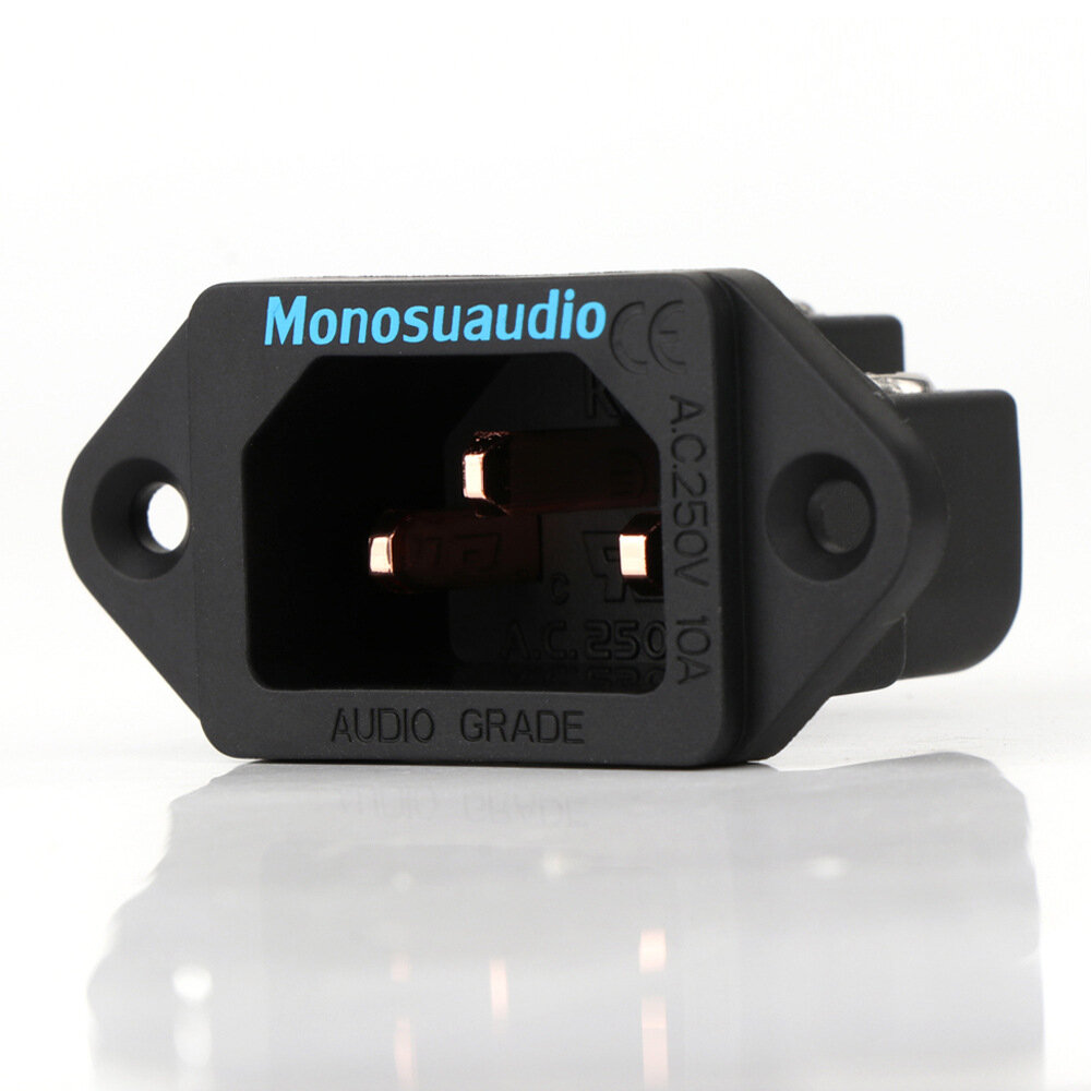 Monosaudio IB70 AC 250V 10A Stopcontact Stekker voor versterker Voeding Soldeervrij voor luidspreker