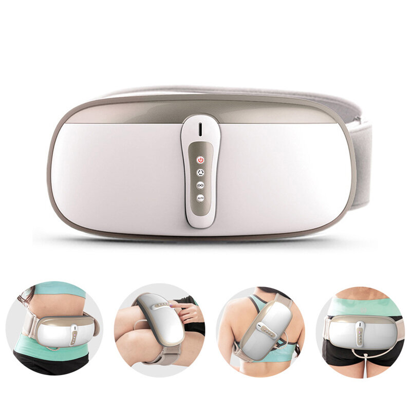 KALOAD Afslankstimulator 4-modi Verstelbare vibratie Massage Buikband Buik Vetverbrander Vetverlies 