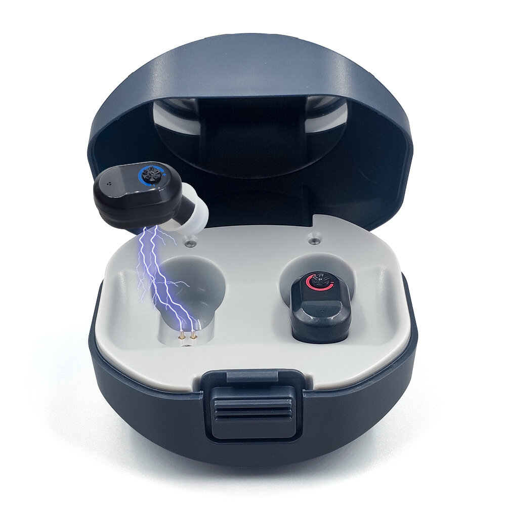 Bakeey TWS Hearing Aid Sound Amplifier Noise Reduction With Charging Storage Case