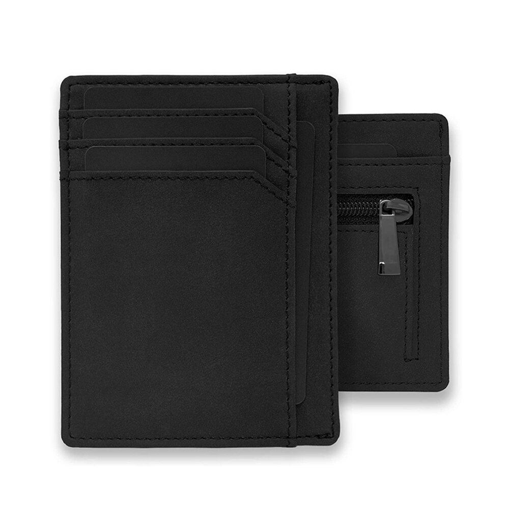 

YX-FM0101 Men Wallet Business Card Book Multifunctional RFID Blocking Leather Wallet with Credit Card Holder Coin Purse