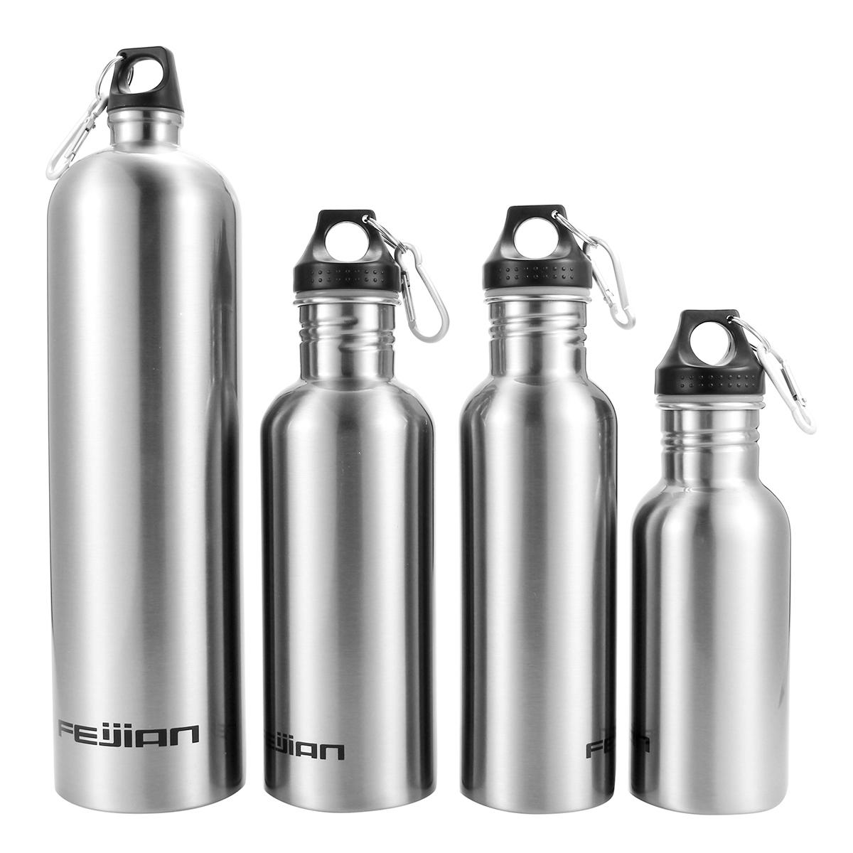 500/750/1000/1800ML Stainless Steel Travel Water Bottle Outdoor Sports Kettle 