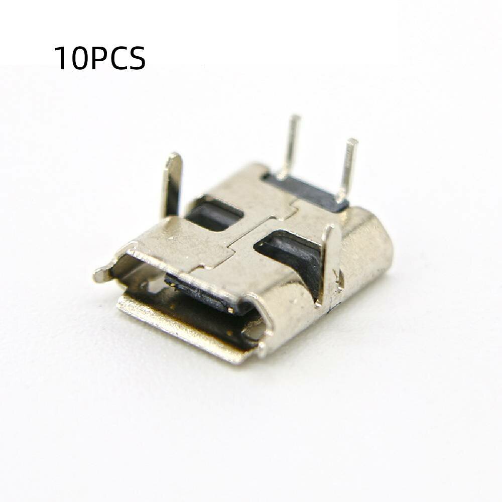 10PCS Straight Plug MICRO 2Pin Charging Plug Android Extended Charging Socket MICRO USB Plug