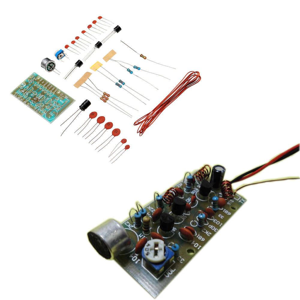 DIY 3-Tube draadloze microfoon Kit Draadloze microfoon Module Elektronische fabricageset
