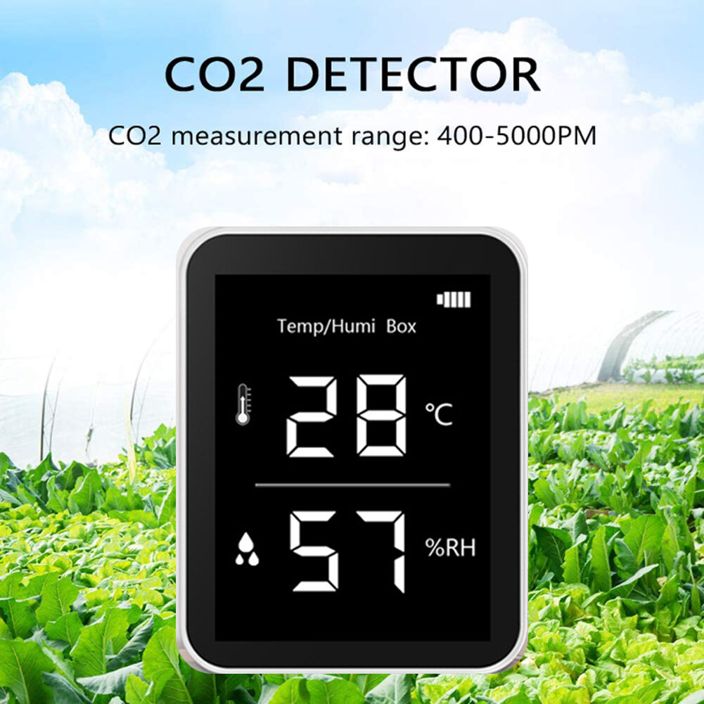 

CHT3 Household Air Quality Monitor Temperature Humidity Display Detector PM2.5 Tester Data Logger Recorder External Sens