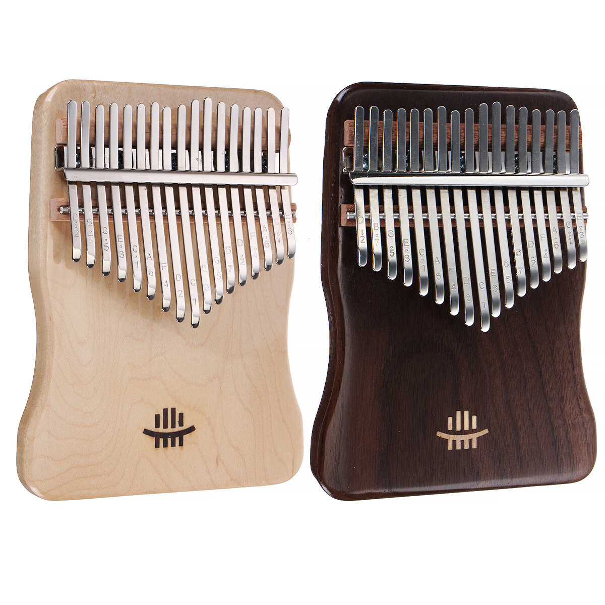 17 Key Kalimba Finger Hand Piano Mahonie Thumb Piano Wood Music Instrument Kit