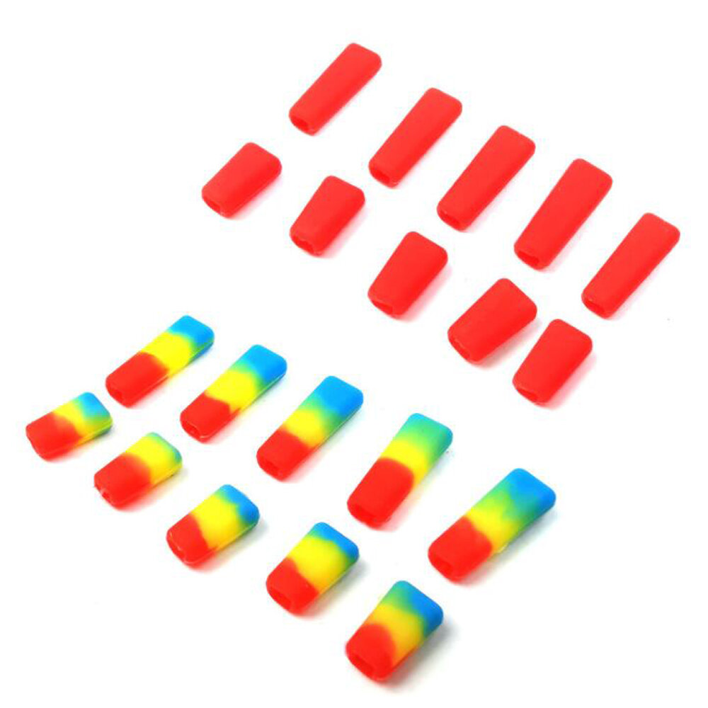 10 PCS URUAV Multi-color Rubber Silicone Anti-slipping Radio Transmitter Stick Switch Cap for FrSky 