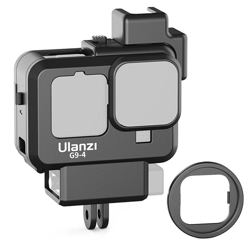 Ulanzi Lightweight Rabbit Cage for GoPro Hero 9 Black Dual Cold Shoe Camera Cover