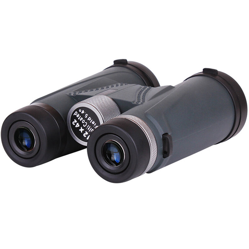 LUXUN 12x42 HD Binocular Waterproof High Power Professional Telescope lll Night Vision Binoculars for Camping Hunting Travel