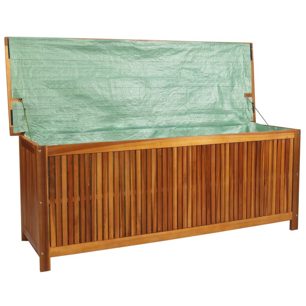 Solid Acacia Wood Garden Storage Box Pantry Cabinet 59