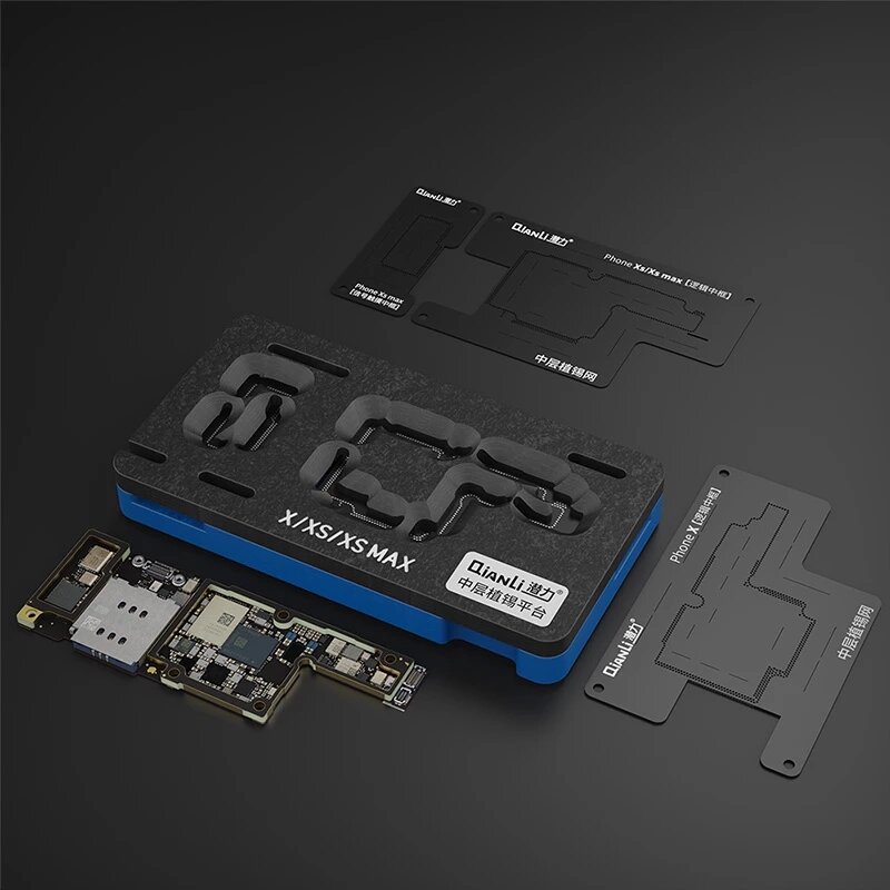 

Qianli Middle Layer Reballing Platform for Phone 11 X XS XSMAX Motherboard BGA Reballing Fixture PCB Holder JIG board Pl