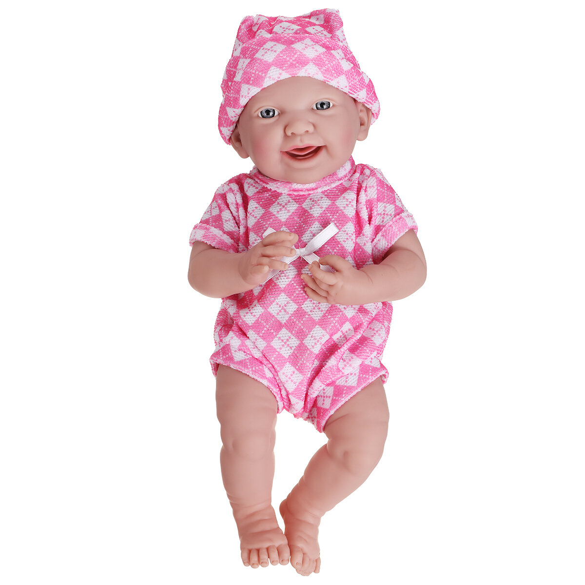 39x18 cm Babypoppen Handgemaakte Design Doek Lichaam PVA Levend Baby Pop Speelgoed voor Kinderen Xmas Meisjes
