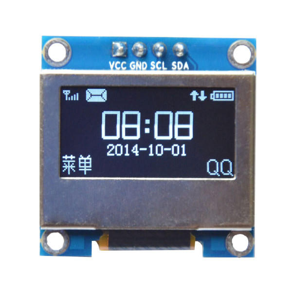 0.96 Inch 4Pin White LED IIC I2C OLED Display With Screen Protection Cover Geekcreit for Arduino - p