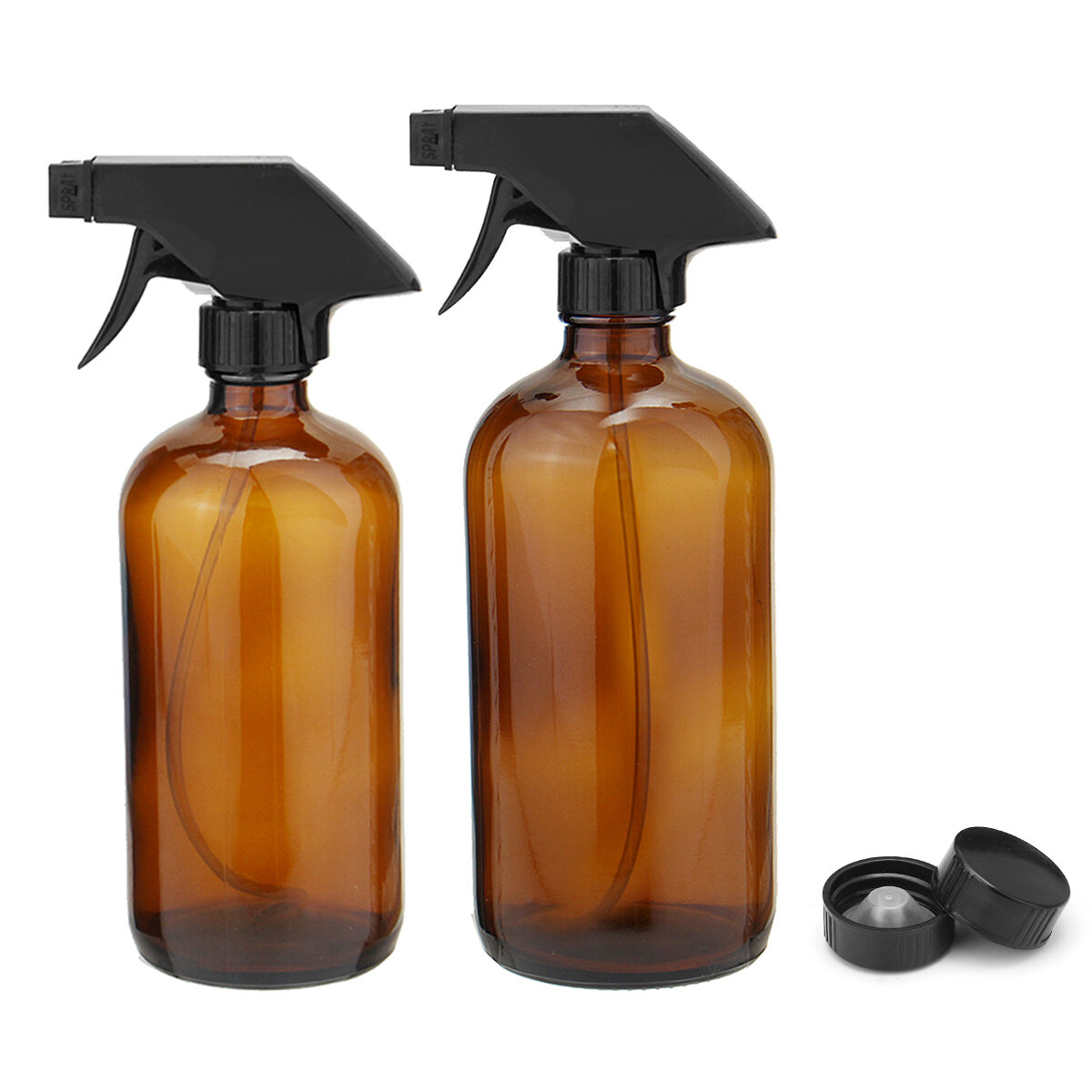 250 / 500ML amber glazen spuitflessen sproeier trigger voor aromatherapie dispenser