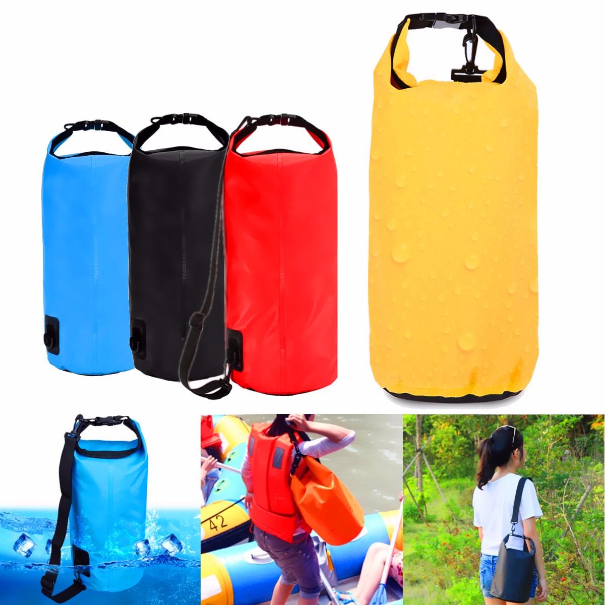 10L Waterproof Bag Storage Dry Pack Camping Hiking Swimming Rafting Kayak Float Pouch