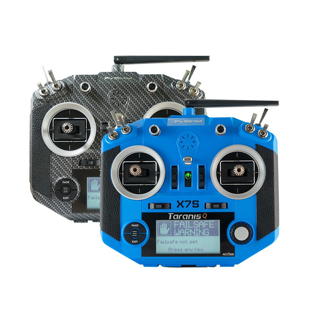 

FrSky Taranis Q X7S ACCESS 2.4GHz 24CH Mode2 Transmitter M7 Hall-sensor Gimbals and PARA Wireless Trainer Function for R