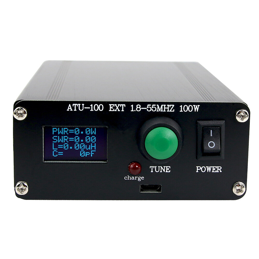 Nieuwe ATU100 Automatische Antenne Tuner 100 W 1.8-55 MHz / 1.8-30 MHz Met Batterij Binnen Gemonteerd Voor 5-100 W Kortegolf Radio Stations