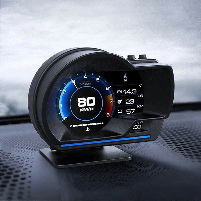 

Smart Авто OBD2 GPS Датчик HUD Head-Up Digital Дисплей Спидометр Turbo RPM Alarm