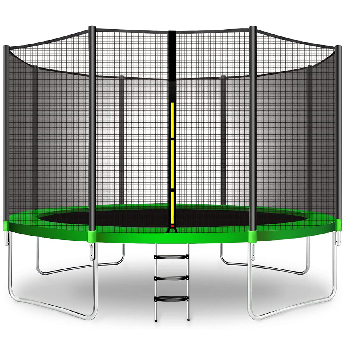 

BOMINFIT 10/12FT Jump Рекреационные батуты с сеткой для 3-4 детей и взрослых в помещении На открытом воздухе Макс. 330 ф