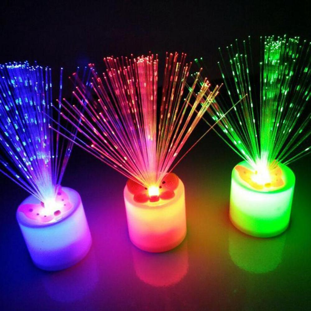 Led Colorful Electronic Candle Night Light Chrismas Holiday Bedroom Living Room Decoration