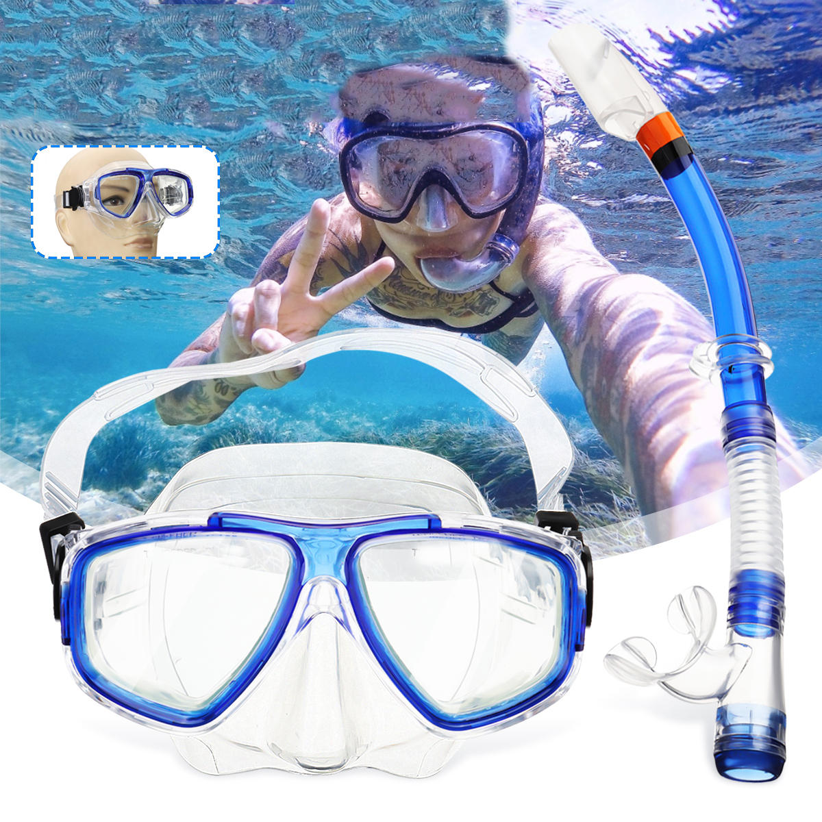 Маска для плавания купить в москве. Подводная маска Tempered Glass. Tempered Glass очки для подводного плавания. Подводная маска Scuba. Scuba маска и трубка для подводного.