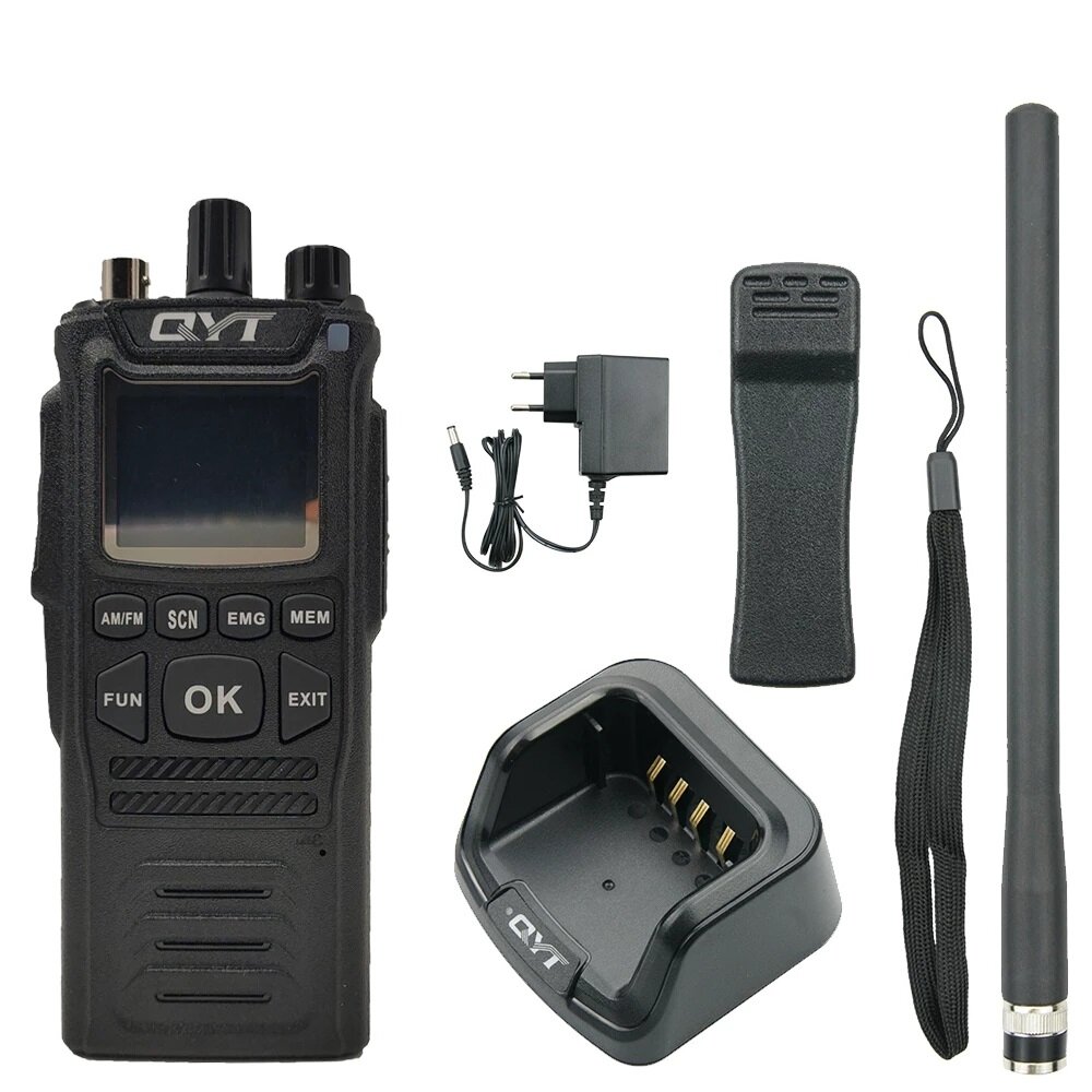QYT CB-58 26.965-27.405MHz 4W FM AM-modus Bandradio CB-58 Handheld Walkie Talkie met antenne