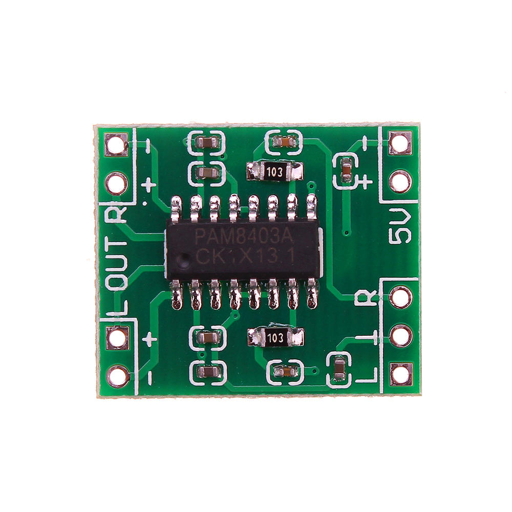 Mini 5V PAM8403 Audio Power Amplifier Board 2 Channel With Volume Control CA.