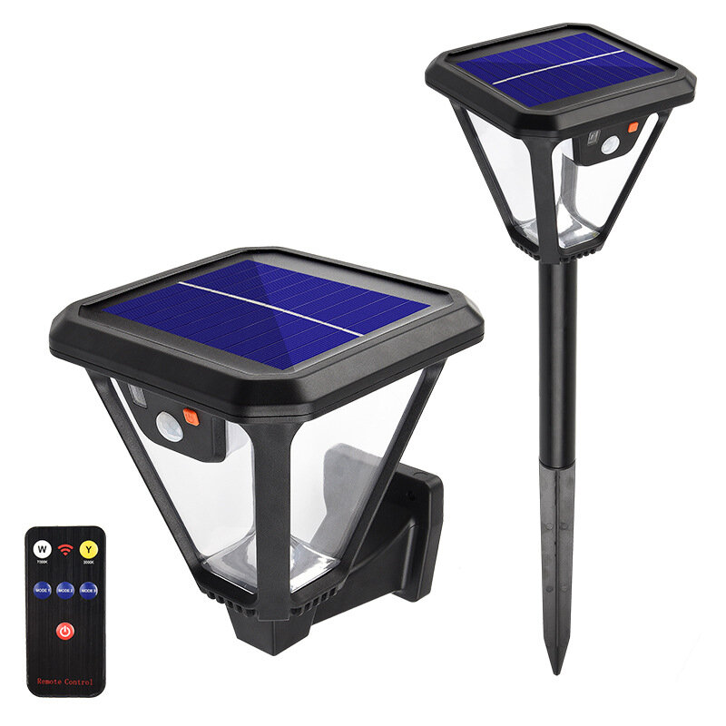 

100 LED Solar Lantern Outdoor Solar Wall Lights 2 Color 360° Angle Illumination Solar Moiton sensor LawnLights with USB