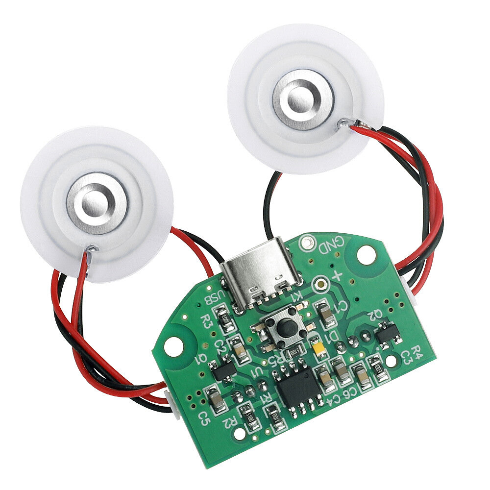 USB Mini Luchtbevochtiger DIY Kits Mist Maker en Driver Printplaat Dubbele Sproeikop Zware Mist Expe