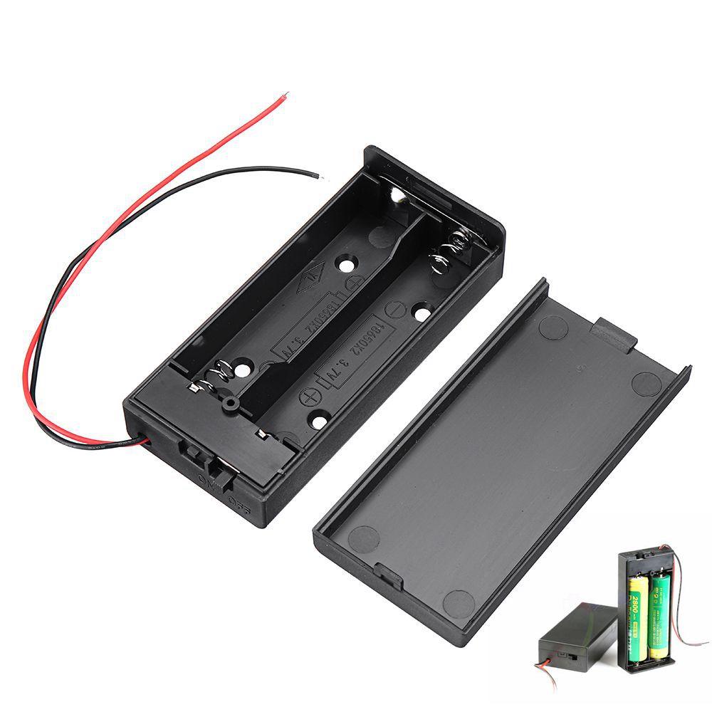 3pcs 18650 Battery Box Rechargeable Battery Holder Board with Switch for 2x18650 Batteries DIY kit Case