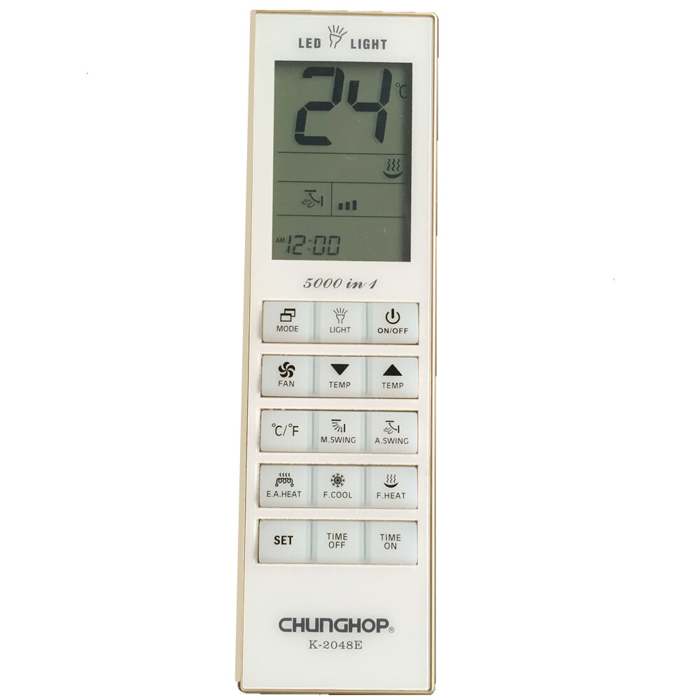 

English Version Air Conditioner Remote Control Suitable for CHUNGHOP K-2048E