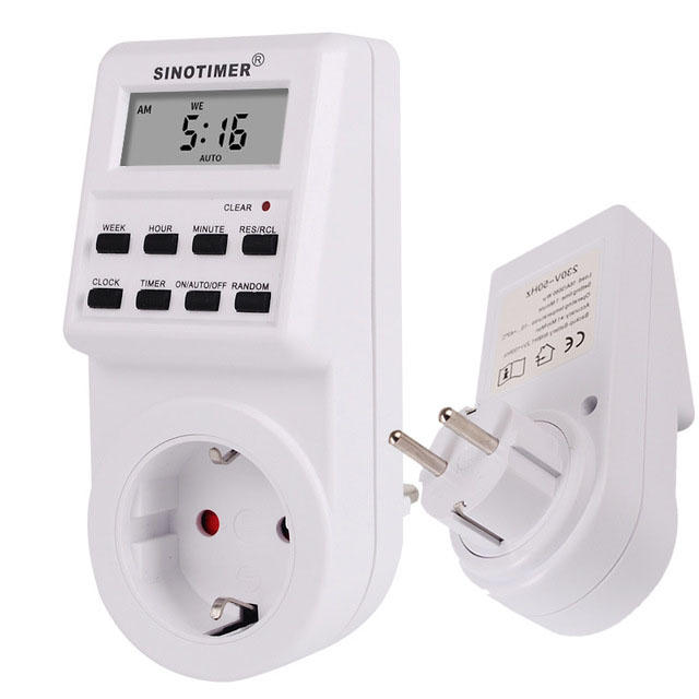 SINOTIMER 2 In 1 Kitchen Timer Switch Socket Convenient Adator And Timer Calculator