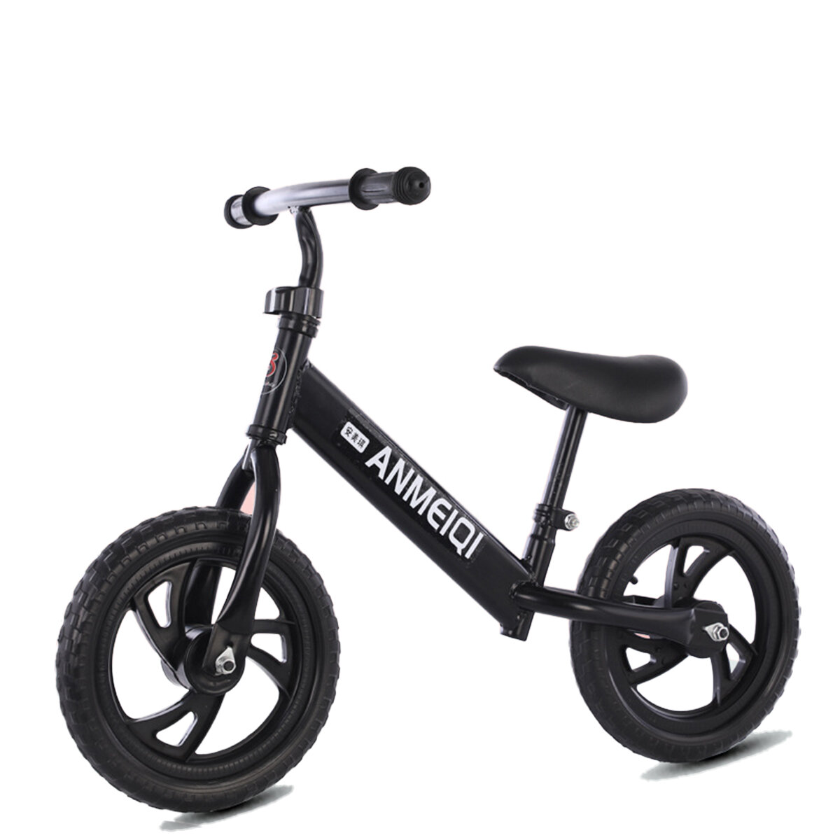 12inch Kids No Pedal Non-slip Safety Balance Bike for Aged 1-6 Children Toddler Bicycle with Foam Wheel Balance Training