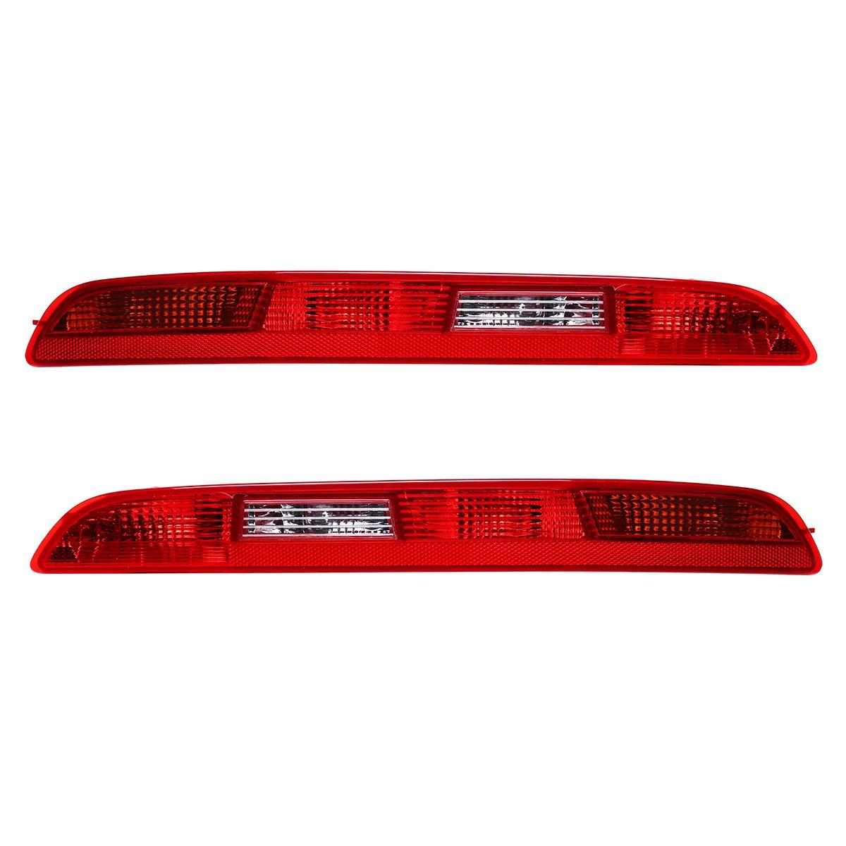 Rear Left/ Right Car Side Lower Bumper Tail Light Lamp Red for AUDI Q3 2011-2015