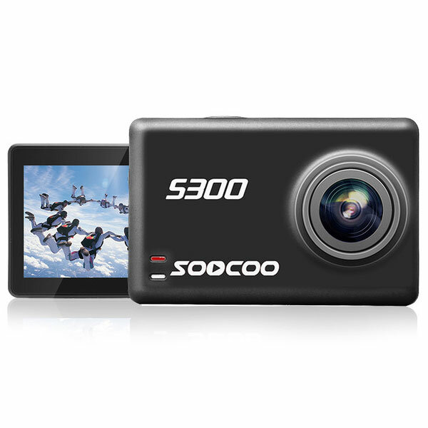 SOOCOO S300 Hi3559V100 IMX377 Sensor 170 Degree Wide Angle 2.35 Inch Touch LCD with WiFi Gryo 12MP C