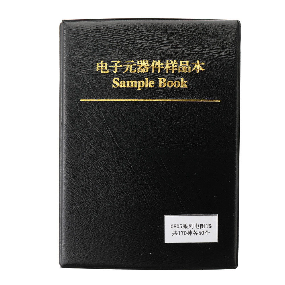 

170values X 50pcs=8500pcs 0805 1% 0R-10M ohm SMD Resistor Kit RC0805 FR-07 Series Sample Book Sample Kit
